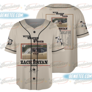 Zach Bryan Album Baseball Jersey, Music Tour 2026 Jersey