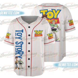 Retro You've Got A Friend In Me Baseball Jersey, Toy Story Jersey, Disney Pixar Shirt, Woody Buzz Toy Story Party