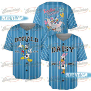Daisy and Donald Duck Baseball Jersey, Disney Couples Jersey shirts, Disney World