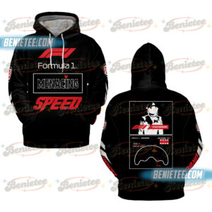 Sprayground Formula F1 Menacing Racing Car Black Hoodie