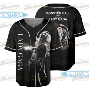 Lady Gaga The Mayhem Baseball Jersey, Graphic Lady Gaga Fan Shirt, Lady Gaga Merch, Lady Gaga Mayhem Album Jersey