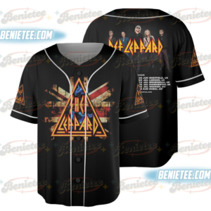 Def Leppard Baseball Jersey: 80s Rock and Roll Band Jersey