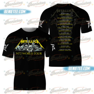 Metallica Skull Band Tee 3D, Rock Metal Graphic Pullover Shirt