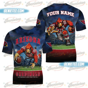 Cardinals Game Day 3D Tee, Arizona Football Shirt, Cardinals Crewneck, Arizona Game Day Tee