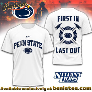 Penn State Nittany Lions Premium Fire Dept 3D Shirt NCAA TD