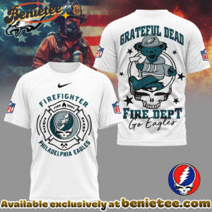 Philadelphia Eagles Premium NFL Grateful Dead Firefighter 3D Shirt, Hoodie, Sweatshirt