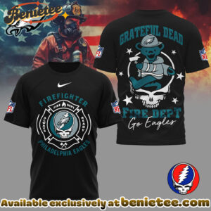 Philadelphia Eagles Premium NFL Grateful Dead Firefighter 3D Shirt, Hoodie, Sweatshirt