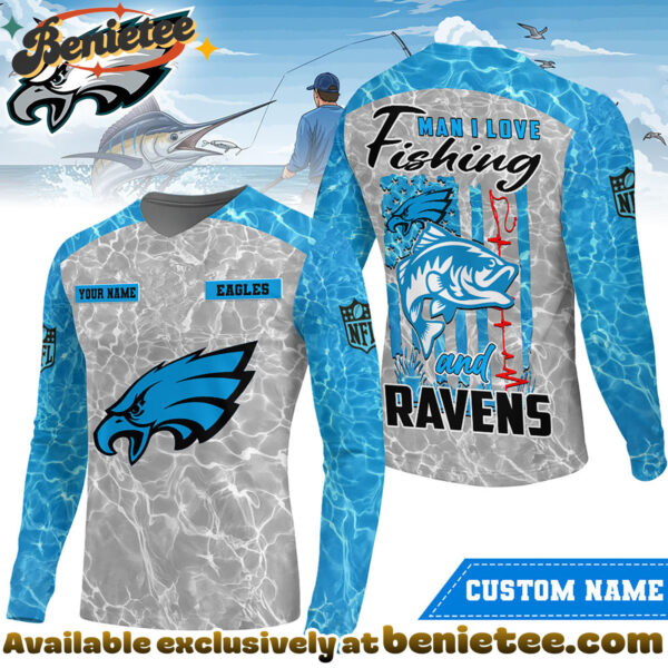 Philadelphia Eagles Premium NFL Love Fishing Long Sleeve Hoodie, T-shirt, Sweatshirt