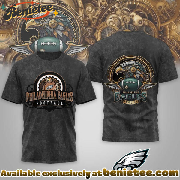 Philadelphia Eagles Premium NFL Steampunk T-shirt