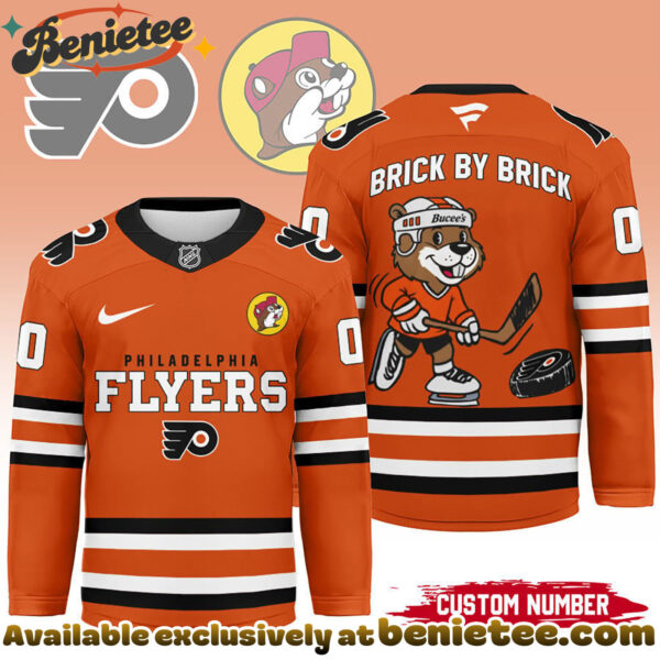 Philadelphia Flyers Premium NHL Bucees Personalized Hockey Jersey