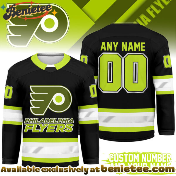 Philadelphia Flyers Premium NHL Hi-Vis Hockey Spirit Custom Name and Number Jersey