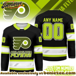 Philadelphia Flyers Premium NHL Hi-Vis Hockey Spirit Custom Name and Number Jersey