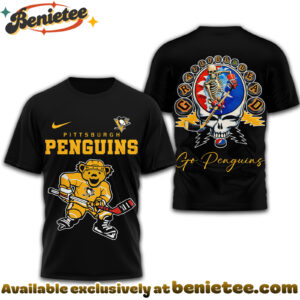 Pittsburgh Penguins Premium NHL Deadhead 3D Shirt