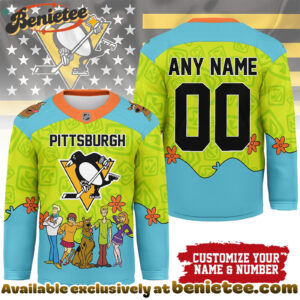 Pittsburgh Penguins Premium NHL Scooby Doo Hockey Jersey