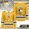 Pittsburgh Penguins Premium NHL Snoopy Personalized Hockey Jersey
