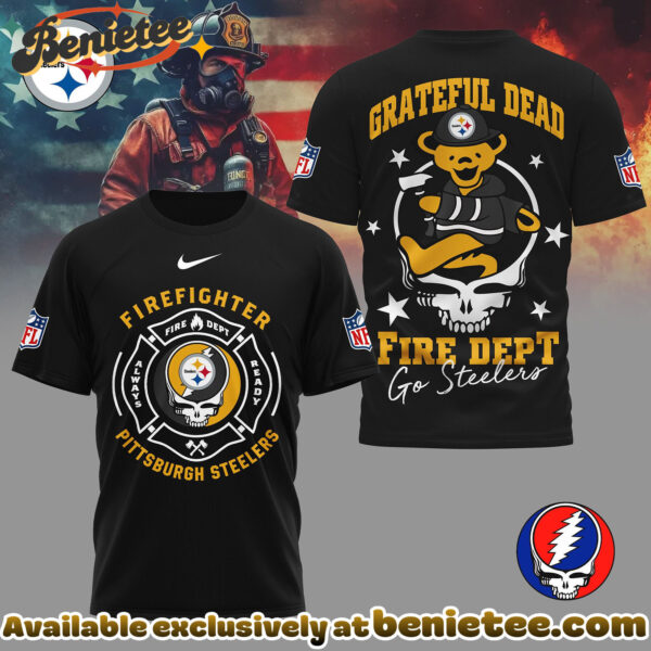 Pittsburgh Steelers Premium NFL Grateful Dead Firefighter 3D Shirt, Hoodie, Sweatshirt