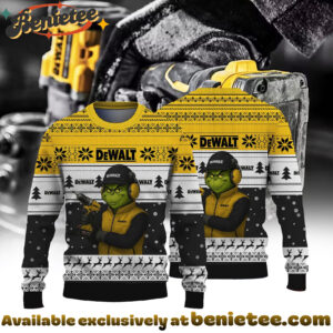 Power up your Christmas spirit The Grinch trades his sleigh for a DeWALT drill
