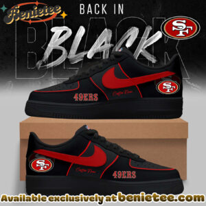 San Francisco 49ers - 2025 Back In Black Limited Edition Air Force 1