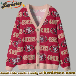 San Francisco 49ers Cardigan Christmas Sweater, Ugly Sweatshirt, Shirt, Hoodie, All Team NFL - Ver 2