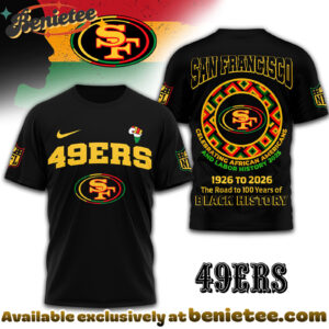 San Francisco 49ers Premium NFL Black History Month 3D Tshirt, Sweatshirt, Hoodie