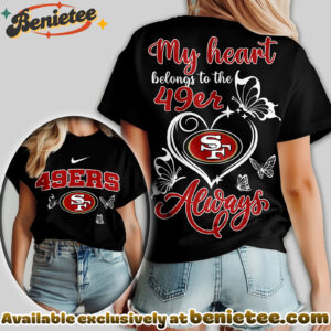 San Francisco 49ers Premium NFL Butterfly Women Shirt, Hoodie, Sweatshirt