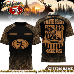San Francisco 49ers Premium NFL Hunting Season 3D Shirt