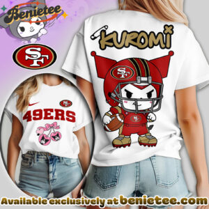 San Francisco 49ers Premium NFL Kuromi Women Shirt