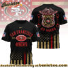 San Francisco 49ers Premium NFL Law Enforcement Tribute 3D Shirt