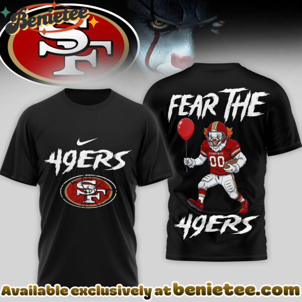 San Francisco 49ers Premium NFL Pennywise 3D Shirt