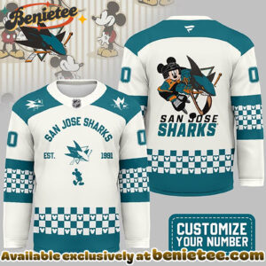 San Jose Sharks Premium NHL Disney Game Day Hockey Jersey