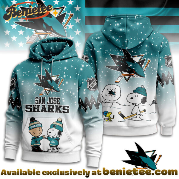 San Jose Sharks Premium NHL Peanuts Hoodie, Tshirt, Sweatshirt