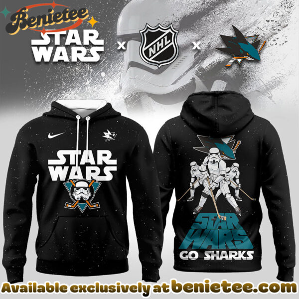 San Jose Sharks Premium NHL Star Wars Imperial Trooper 3D Hoodie