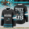 San Jose Sharks Premium NHL They Not Like Us Hockey Jersey - Ver 2
