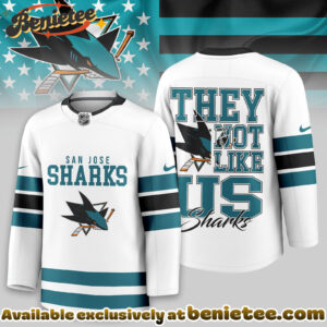 San Jose Sharks Premium NHL They Not Like Us Hockey Jersey
