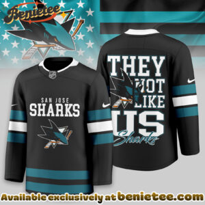 San Jose Sharks Premium NHL They Not Like Us Hockey Jersey - Ver 2