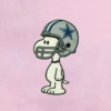 Dallas Cowboys Embroidered Shirt, Snoopy Football Helmet Embroidered Shirt