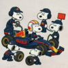 Snoopy Red Bull Pit Embroidered Shirt, Formula 1 Mechanic Embroidered Shirt