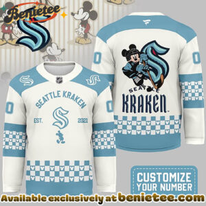 Seattle Kraken Premium NHL Disney Game Day Hockey Jersey