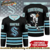 Seattle Kraken Premium NHL Scooby Doo Personalized Hockey Jersey