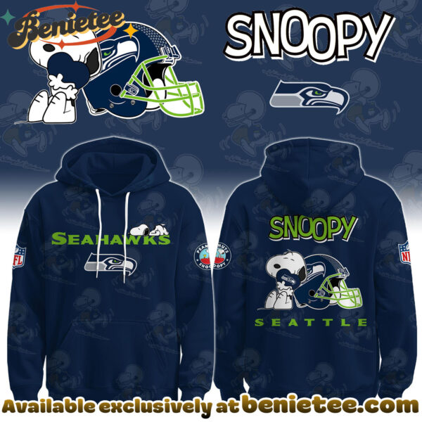 Seattle Seahawks x Snoopy Hoodie, Sweatshirt, T-shirt Limited Edition - Selling Out Fast