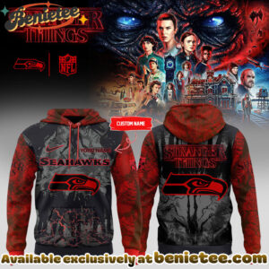 Seattle Seahawks x Stranger Things Hoodie, Shirt, Sweatshirt Custom Name