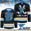 St Louis Blues Premium NHL Graffiti My Team 4 Life Hockey Jersey