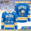 St Louis Blues Premium NHL Snoopy Personalized Hockey Jersey