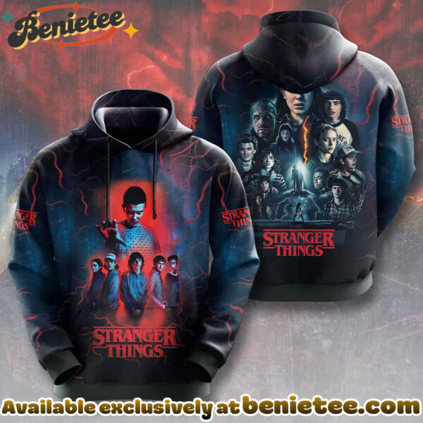Stranger Things 3D Apparel Tshirt, Sweatshirt, Hoodie - Ver 17