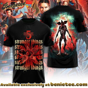 Stranger Things 3D Apparel Tshirt, Sweatshirt, Hoodie - Ver 5