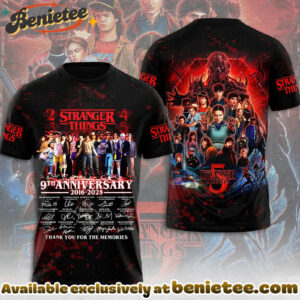 Stranger Things 3D Apparel Tshirt, Sweatshirt, Hoodie - Ver 12