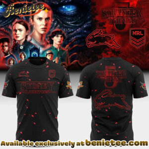 Sydney Rabbitohs Stranger Things 5 NRL - All Team NRL Shirt, Hoodie, Sweatshirt