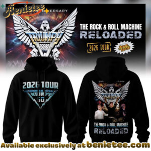 TRIUMPH - The Rock x Roll Machine Reloaded Tour 2026 Collection Hoodie, Sweatshirt, Tshirt - Ver 3