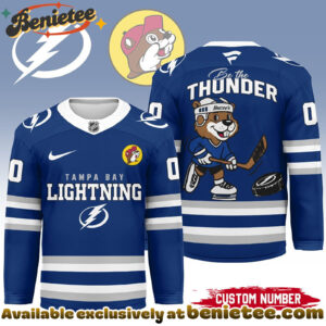 Tampa Bay Lightning Premium NHL Bucees Personalized Hockey Jersey