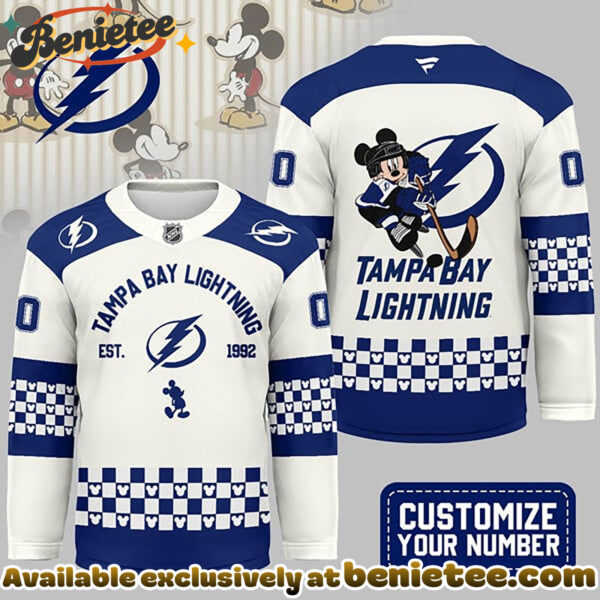 Tampa Bay Lightning Premium NHL Disney Game Day Hockey Jersey